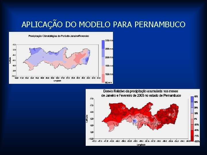 APLICAÇÃO DO MODELO PARA PERNAMBUCO 