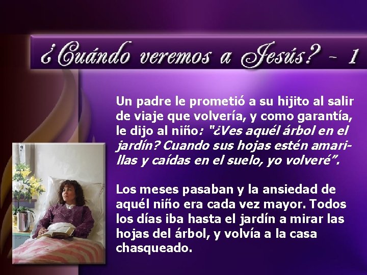 Un padre le prometió a su hijito al salir de viaje que volvería, y