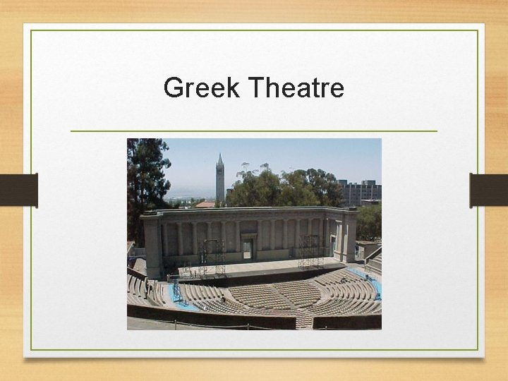 Greek Theatre 