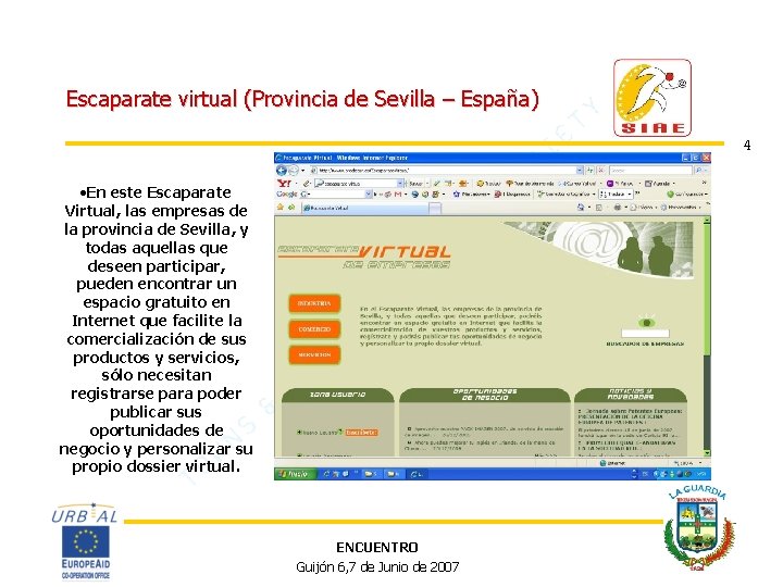 Escaparate virtual (Provincia de Sevilla – España) 4 • En este Escaparate Virtual, las