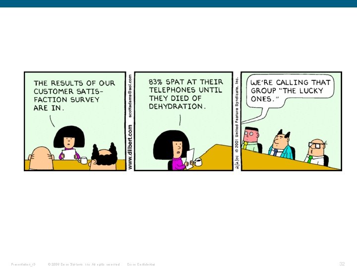 Presentation_ID © 2006 Cisco Systems, Inc. All rights reserved. Cisco Confidential 32 