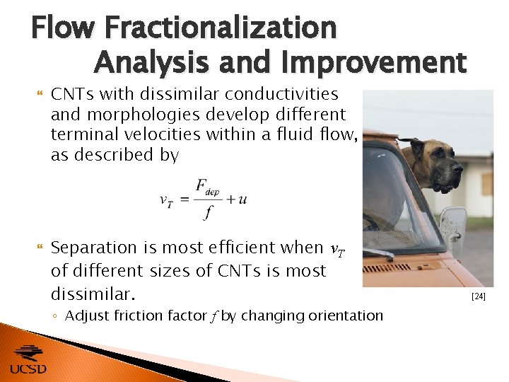 Flow Fractionalization Analysis and Improvement CNTs with dissimilar conductivities and morphologies develop different terminal