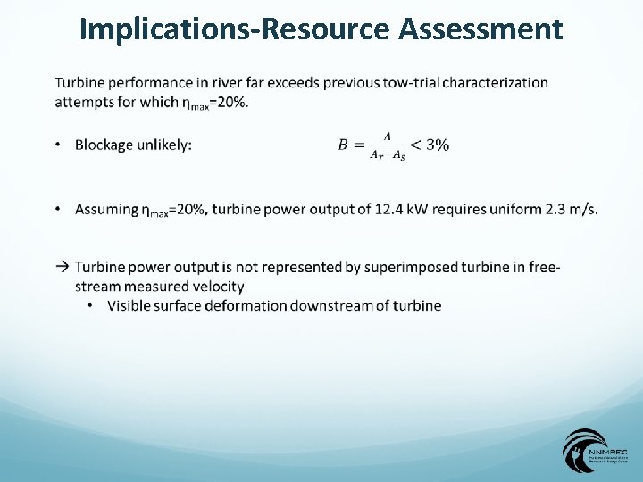Performance Characterization and Control of Cross flow Turbines