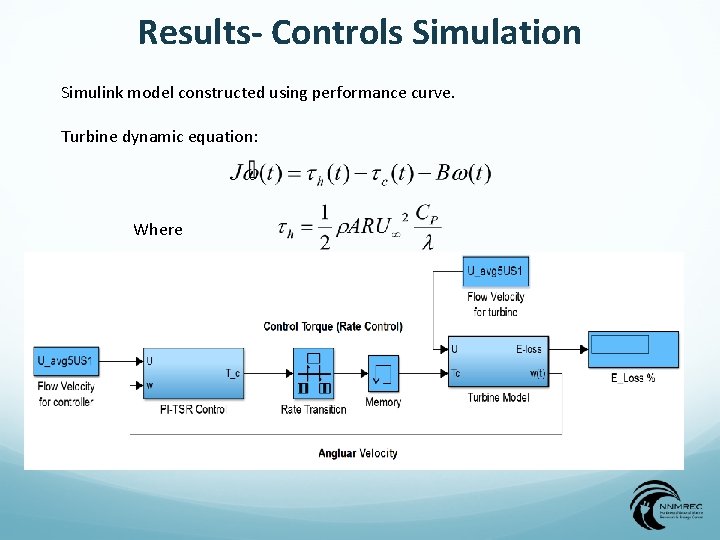 Performance Characterization and Control of Cross flow Turbines