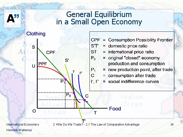 General Equilibrium in a Small Open Economy International Economics Hannele Wallenius 2. Why Do