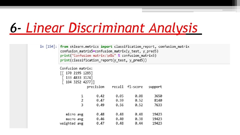 6 - Linear Discriminant Analysis 