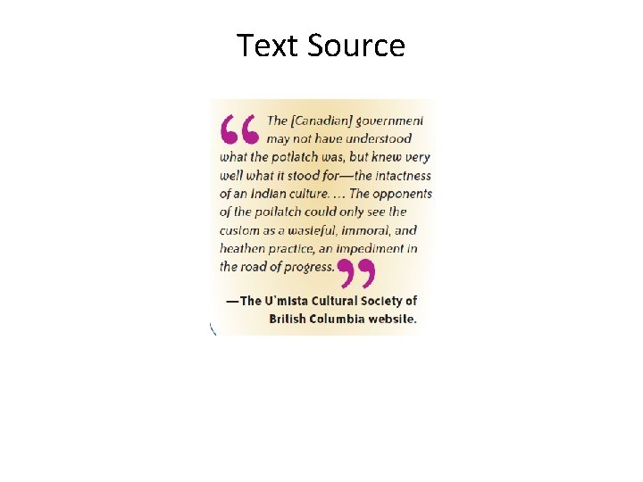 Text Source 