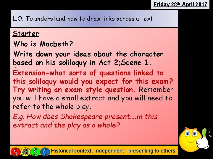 Friday 28 th April 2017 L. O. To understand how to draw links across