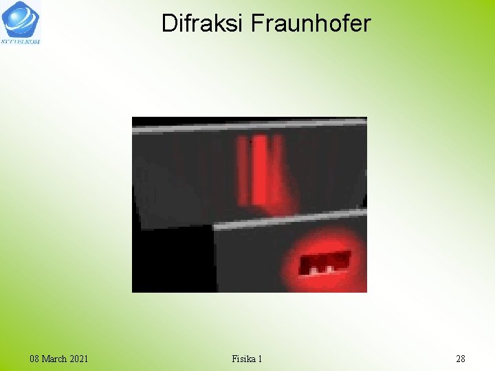 Difraksi Fraunhofer 08 March 2021 Fisika 1 28 