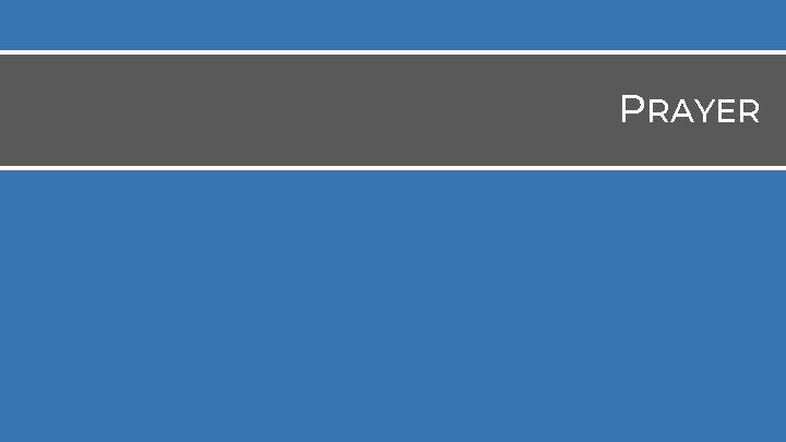 PRAYER 
