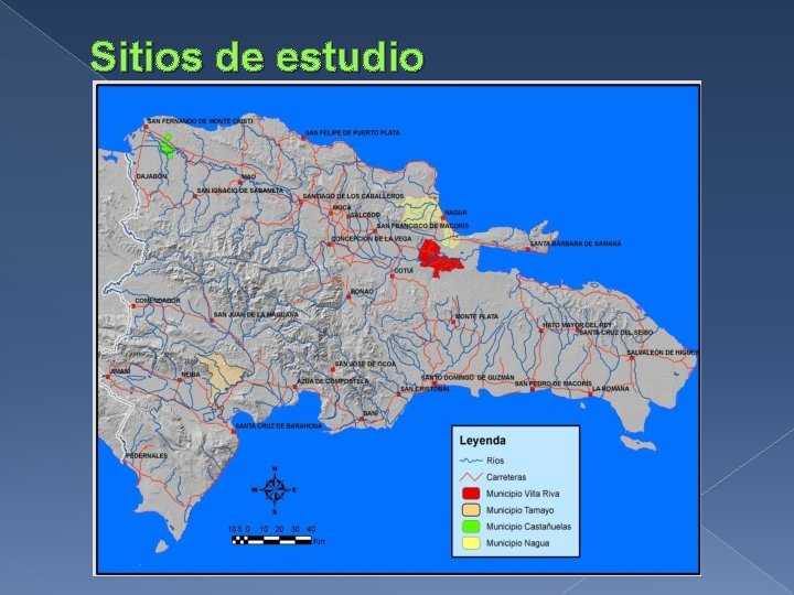 Sitios de estudio 