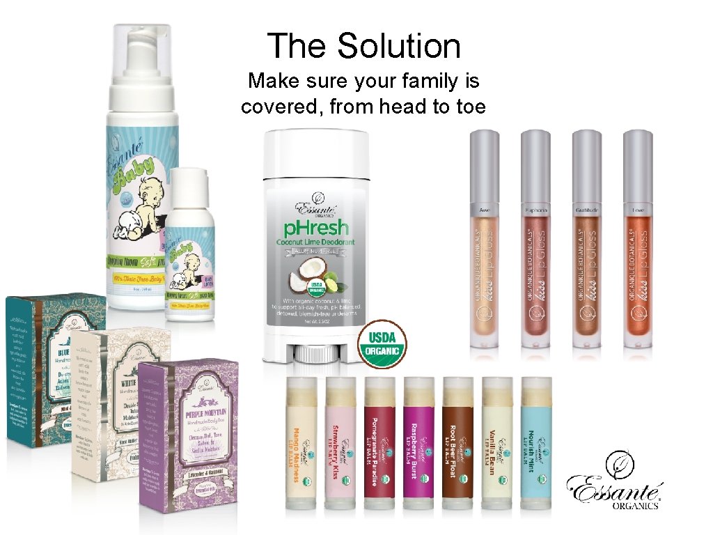 The Solution Make sure your family is covered, from head to toe 