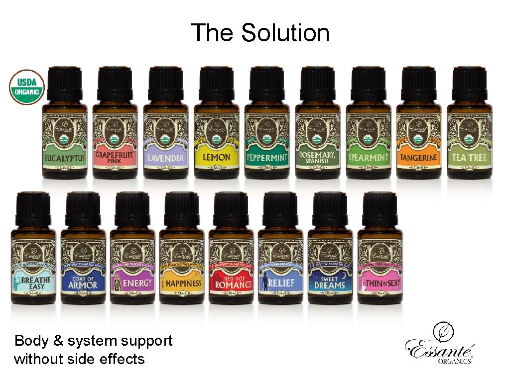 The Solution Body & system support without side effects 