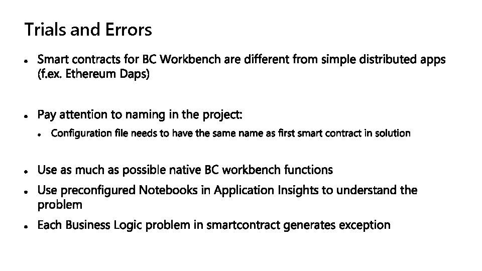 Trials and Errors 