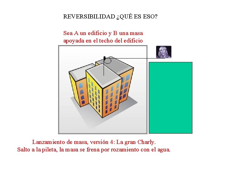 REVERSIBILIDAD ¿QUÉ ES ESO? Sea A un edificio y B una masa apoyada en