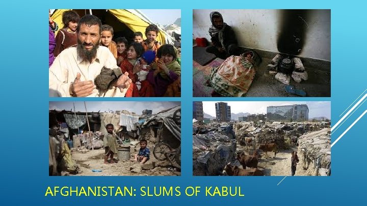 AFGHANISTAN: SLUMS OF KABUL 