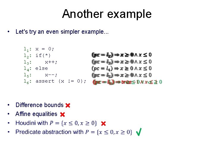 Another example • Let's try an even simpler example. . . l 1: l