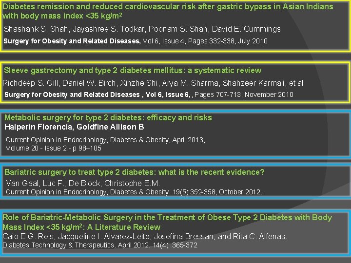 Diabetes remission and reduced cardiovascular risk after gastric bypass in Asian Indians with body