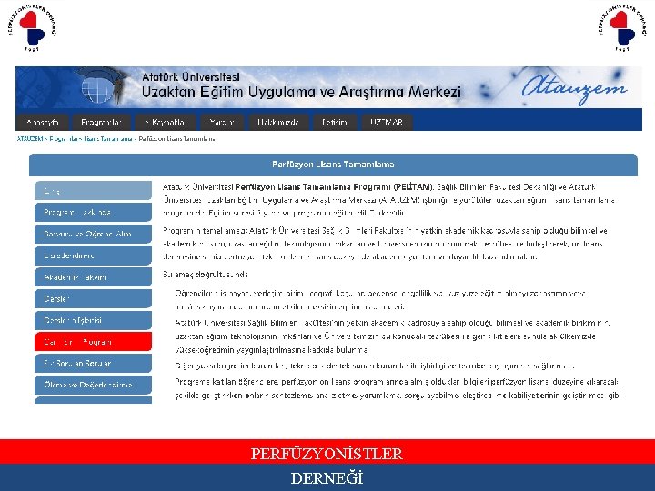 PERFÜZYONİSTLER DERNEĞİ 
