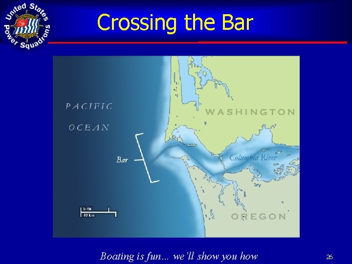 Crossing the Bar Boating is fun… we’ll show you how 26 