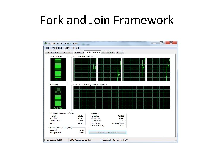 Fork and Join Framework 