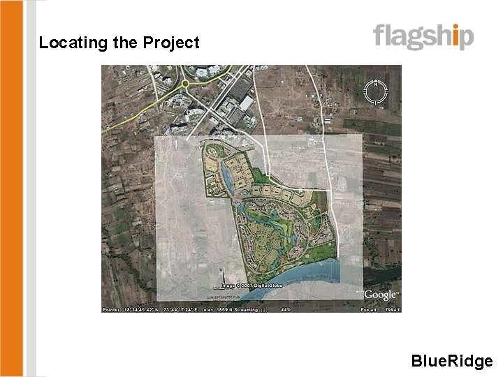 Locating the Project Blue. Ridge 