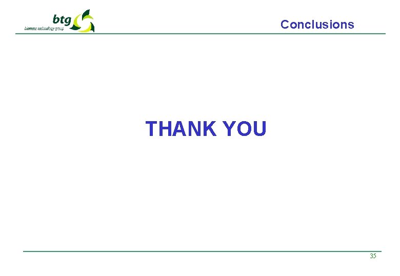 Conclusions THANK YOU 35 