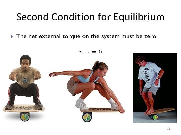Second Condition for Equilibrium • 15 