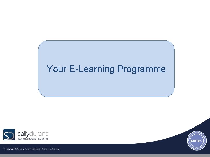 Your E-Learning Programme 