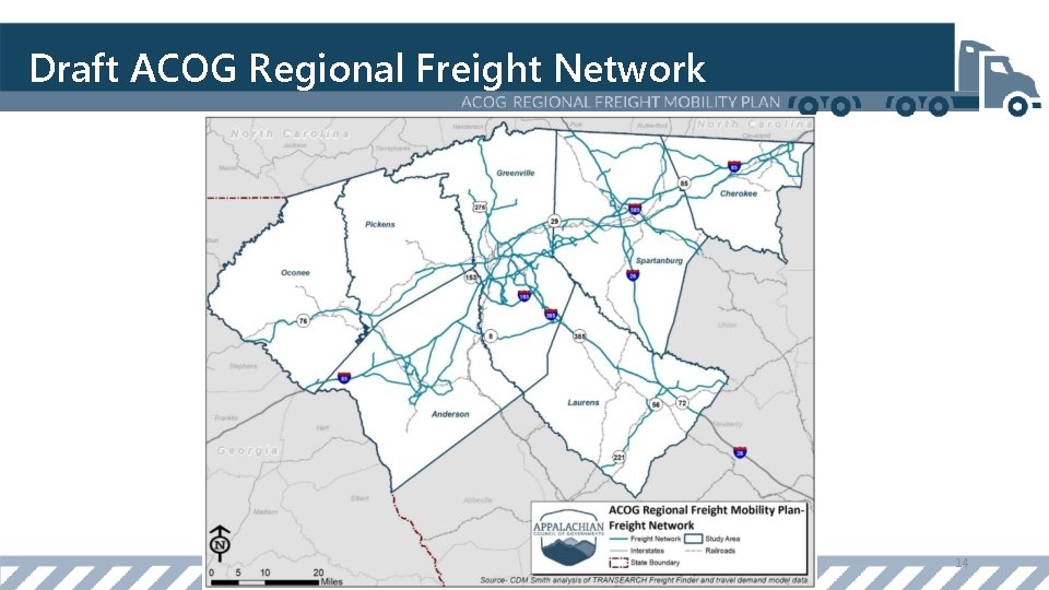 Draft ACOG Regional Freight Network 14 