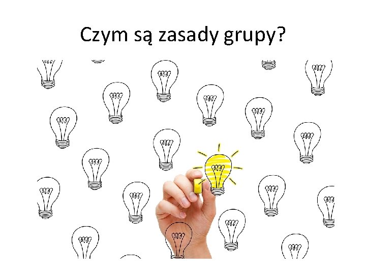 Czym są zasady grupy? 