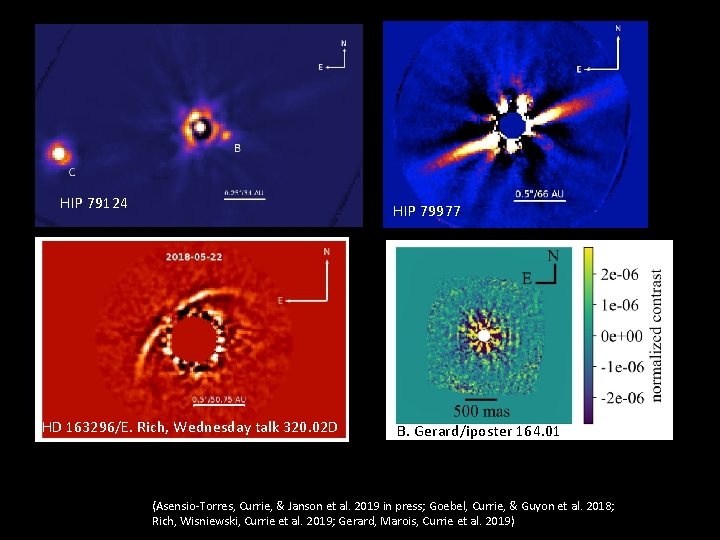 HIP 79124 HIP 79977 HD 163296/E. Rich, Wednesday talk 320. 02 D B. Gerard/iposter