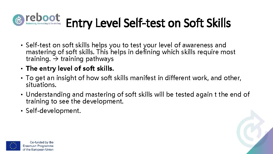 Entry Level Self-test on Soft Skills • Self-test on soft skills helps you to