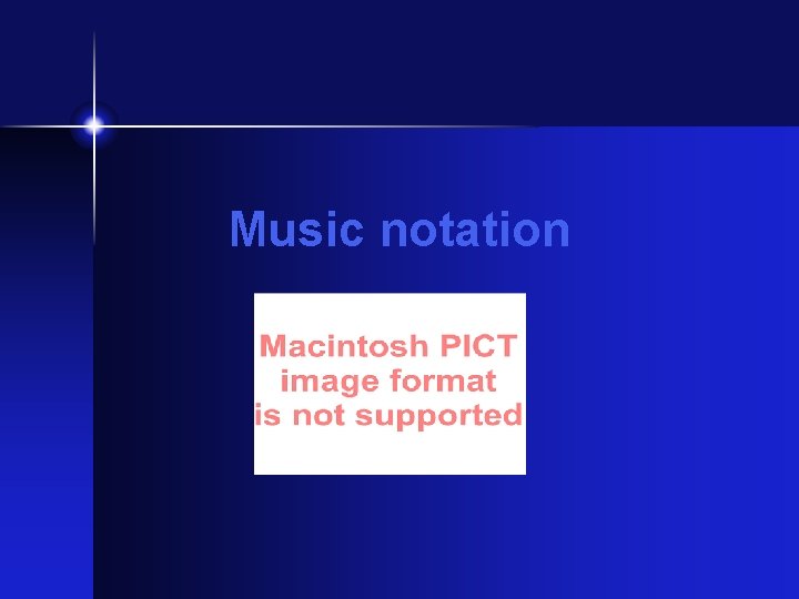 Music notation Music notation