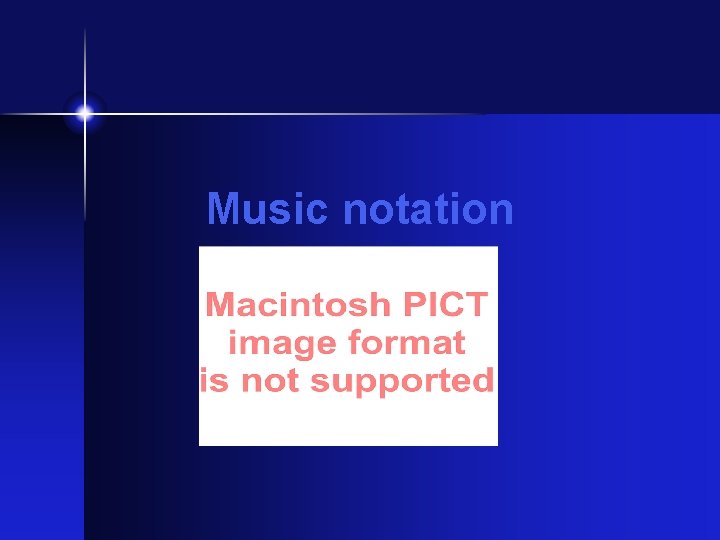 Music notation Music notation