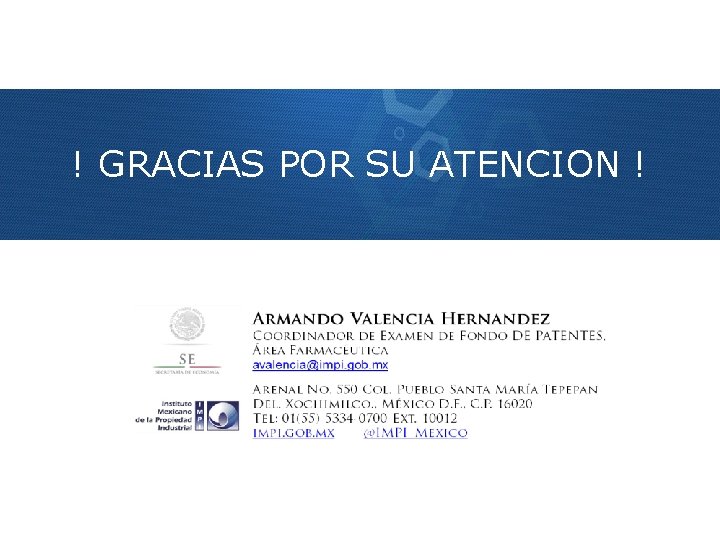 ! GRACIAS POR SU ATENCION ! 