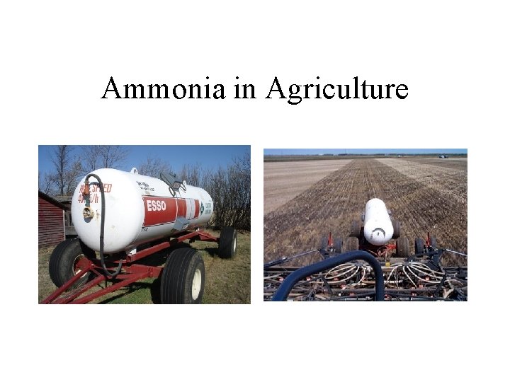 Ammonia in Agriculture 