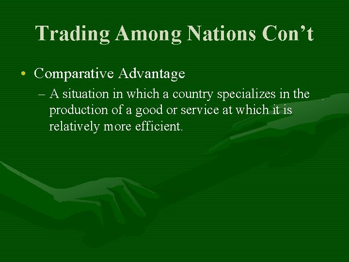 CHAPTER 3 BUSINESS IN THE GLOBAL ECONOMY 3