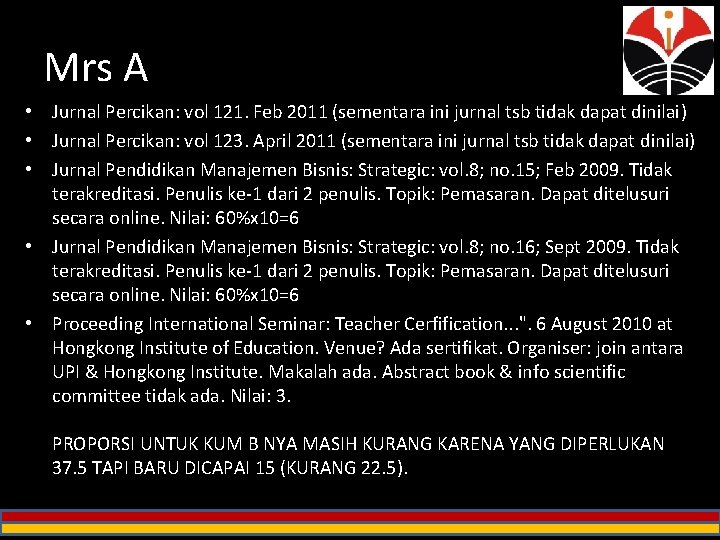 Mrs A • Jurnal Percikan: vol 121. Feb 2011 (sementara ini jurnal tsb tidak