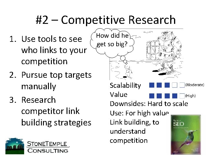 #2 – Competitive Research 1. Use tools to see who links to your competition