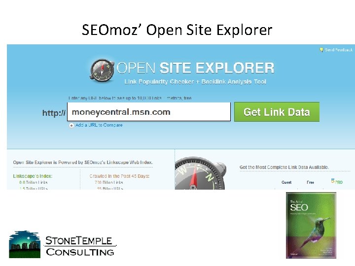 SEOmoz’ Open Site Explorer 