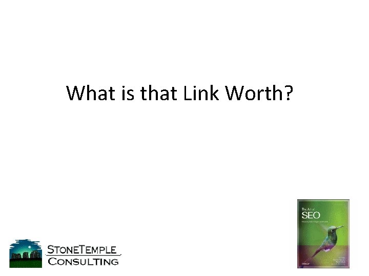 What is that Link Worth? 