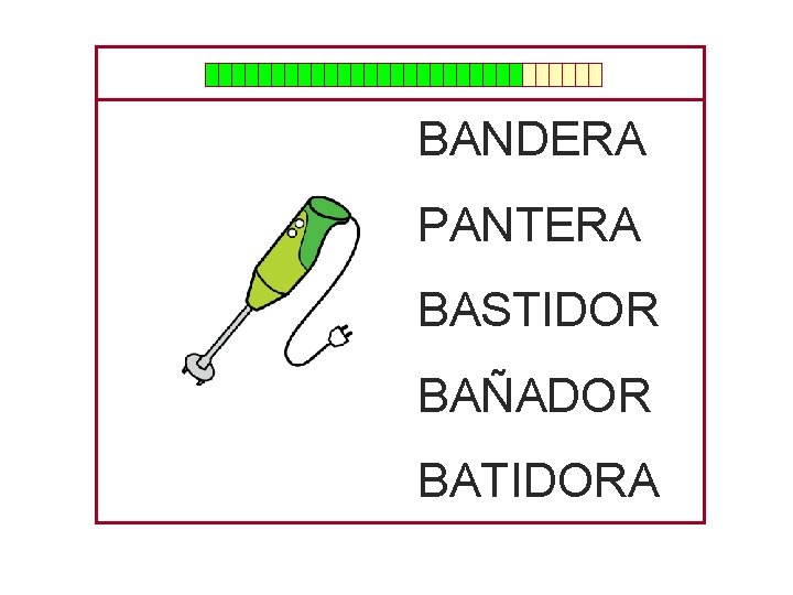 BANDERA PANTERA BASTIDOR BAÑADOR BATIDORA 