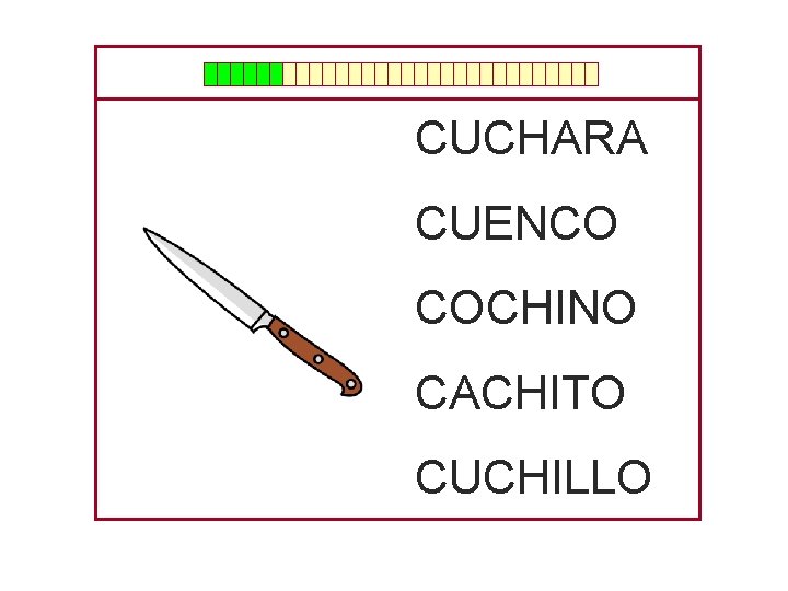 CUCHARA CUENCO COCHINO CACHITO CUCHILLO 