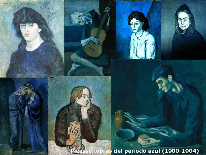 Picasso: obras del periodo azul (1900 -1904) 