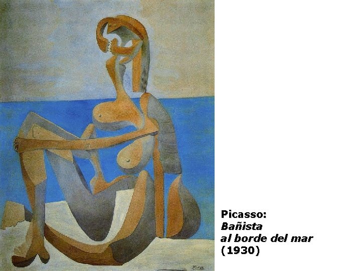 Picasso: Bañista al borde del mar (1930) 