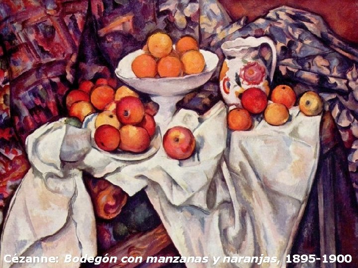 Cézanne: Bodegón con manzanas y naranjas, 1895 -1900 