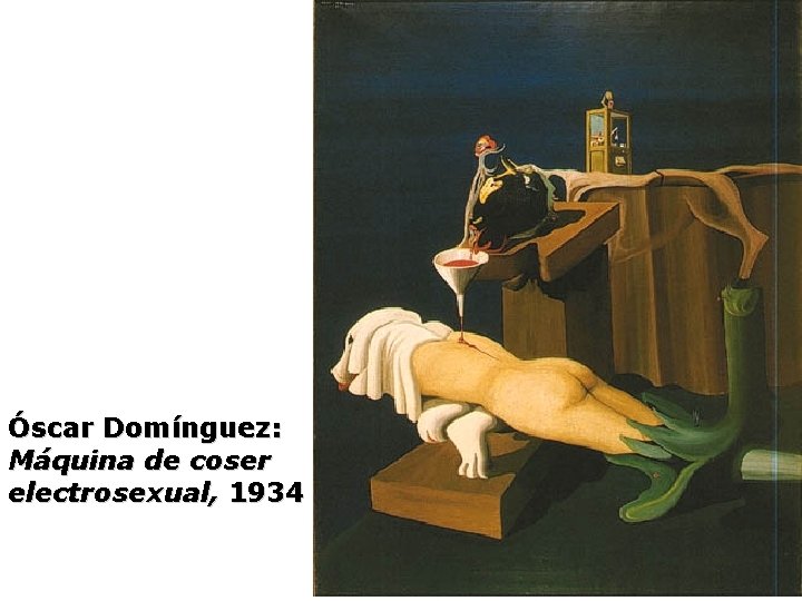  Óscar Domínguez: Máquina de coser electrosexual, 1934 