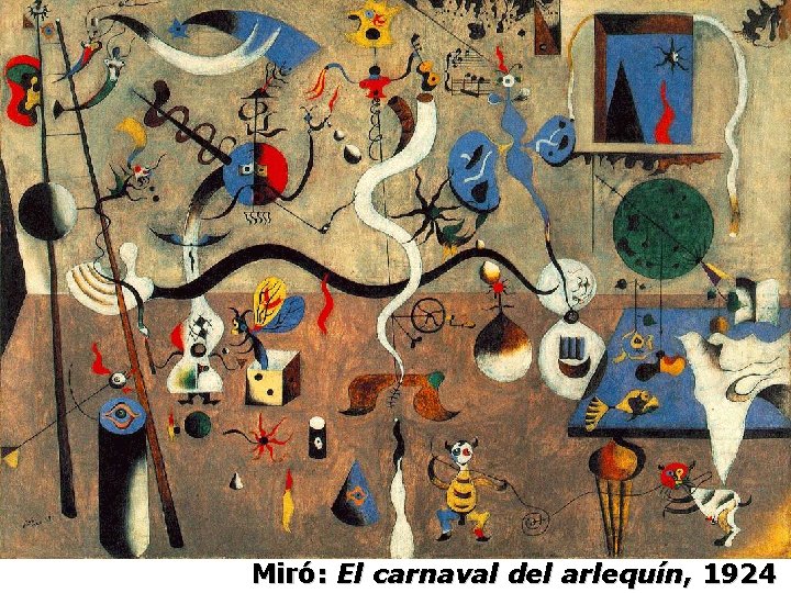Miró: El carnaval del arlequín, 1924 