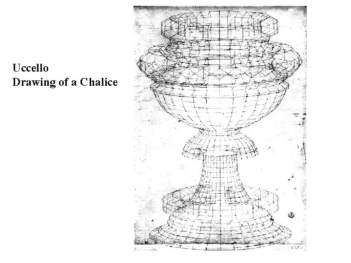 Uccello Drawing of a Chalice 